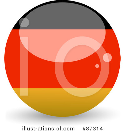 Royalty-Free (RF) Flag Clipart Illustration by elaineitalia - Stock Sample #87314
