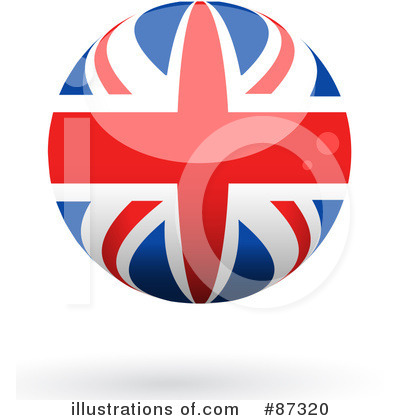 Royalty-Free (RF) Flag Clipart Illustration by elaineitalia - Stock Sample #87320