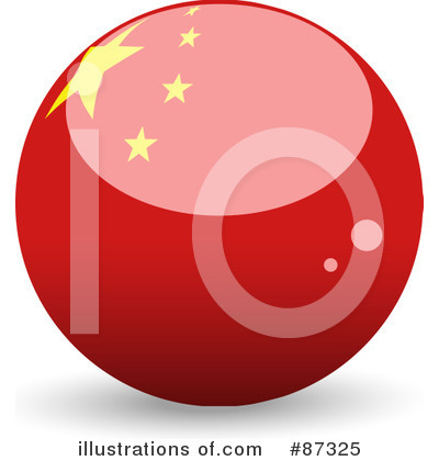 Royalty-Free (RF) Flag Clipart Illustration by elaineitalia - Stock Sample #87325