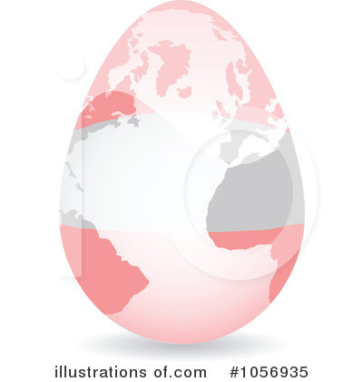 Royalty-Free (RF) Flag Egg Globe Clipart Illustration by Andrei Marincas - Stock Sample #1056935