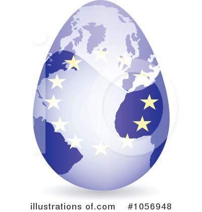 Royalty-Free (RF) Flag Egg Globe Clipart Illustration by Andrei Marincas - Stock Sample #1056948