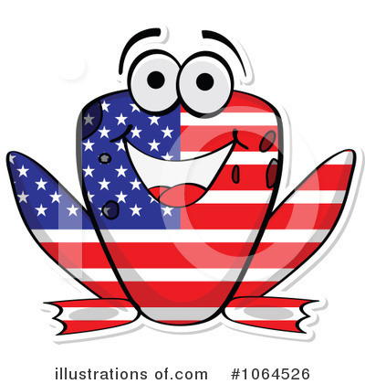 American Flag Clipart #1064526 by Andrei Marincas