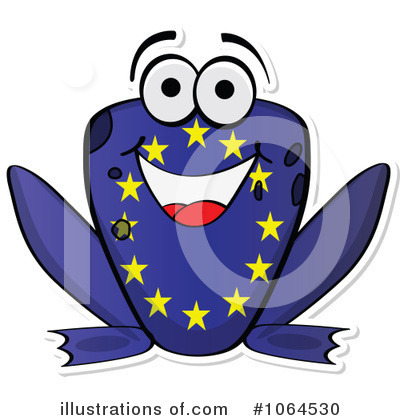 Flag Frog Clipart #1064530 by Andrei Marincas