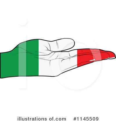 Italian Flag Clipart #1145509 by Andrei Marincas
