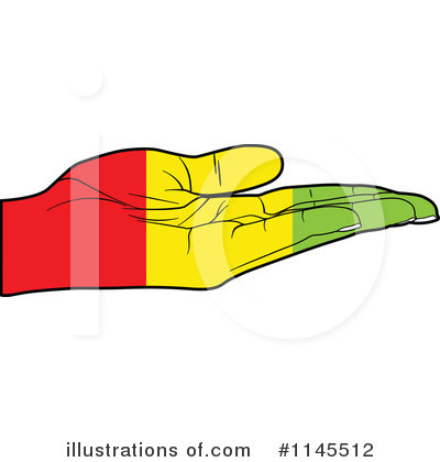 Royalty-Free (RF) Flag Hand Clipart Illustration by Andrei Marincas - Stock Sample #1145512