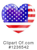 Flag Heart Clipart #1236542 by AtStockIllustration
