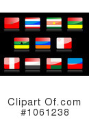 Flag Icons Clipart #1061238 by Vector Tradition SM