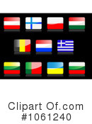 Flag Icons Clipart #1061240 by Vector Tradition SM