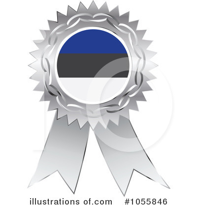 Ribbon Medals Clipart #1055846 by Andrei Marincas