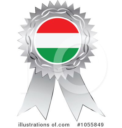 Royalty-Free (RF) Flag Ribbon Clipart Illustration by Andrei Marincas - Stock Sample #1055849