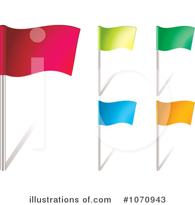 Royalty-Free (RF) Flags Clipart Illustration by michaeltravers - Stock Sample #1070943