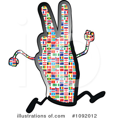 Royalty-Free (RF) Flags Clipart Illustration by Andrei Marincas - Stock Sample #1092012