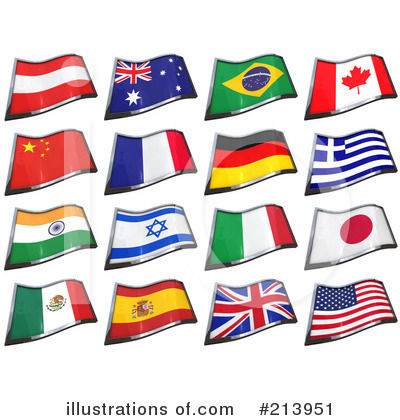 French Flag Clipart #213951 by stockillustrations