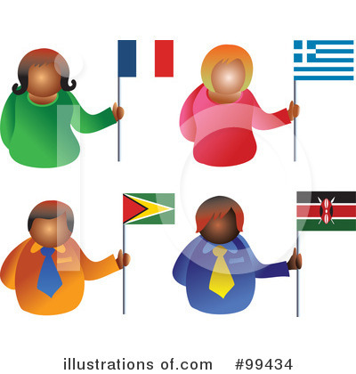 Royalty-Free (RF) Flags Clipart Illustration by Prawny - Stock Sample #99434
