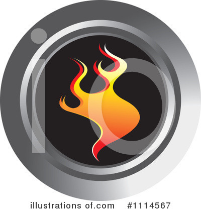 Royalty-Free (RF) Flame Clipart Illustration by Lal Perera - Stock Sample #1114567