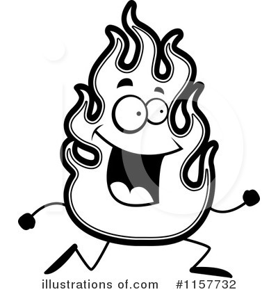 Royalty-Free (RF) Flame Clipart Illustration by Cory Thoman - Stock Sample #1157732