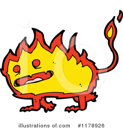 Royalty-Free (RF) Flame Clipart Illustration by lineartestpilot - Stock Sample #1178926