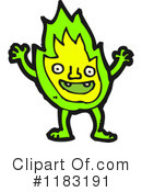 Flame Clipart #1183191 by lineartestpilot