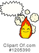 Flame Clipart #1205390 by lineartestpilot
