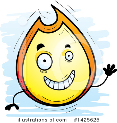 Royalty-Free (RF) Flame Clipart Illustration by Cory Thoman - Stock Sample #1425625