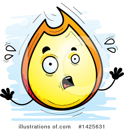 Royalty-Free (RF) Flame Clipart Illustration by Cory Thoman - Stock Sample #1425631