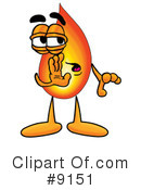 Flame Clipart #9151 by Mascot Junction