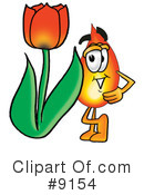 Flame Clipart #9154 by Mascot Junction