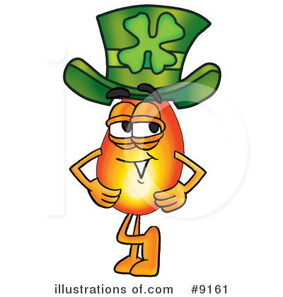 Royalty-Free (RF) Flame Clipart Illustration by Mascot Junction - Stock Sample #9161