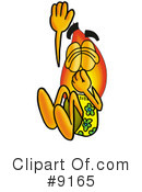 Flame Clipart #9165 by Mascot Junction