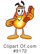Flame Clipart #9172 by Mascot Junction