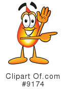 Flame Clipart #9174 by Mascot Junction