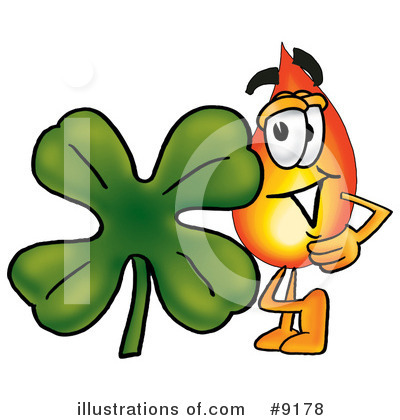 Royalty-Free (RF) Flame Clipart Illustration by Mascot Junction - Stock Sample #9178