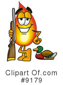 Flame Clipart #9179 by Mascot Junction