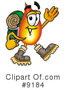 Flame Clipart #9184 by Mascot Junction
