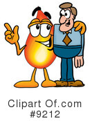 Flame Clipart #9212 by Mascot Junction