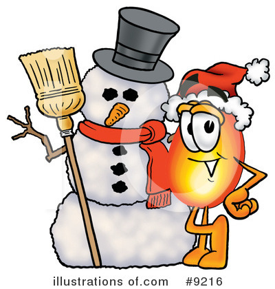 Royalty-Free (RF) Flame Clipart Illustration by Mascot Junction - Stock Sample #9216