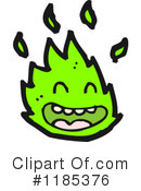 Flame Mascot Clipart #1185376 by lineartestpilot