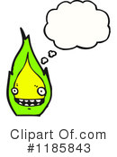 Flame Mascot Clipart #1185843 by lineartestpilot
