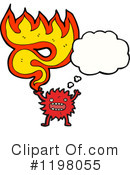 Flame Monster Clipart #1198055 by lineartestpilot