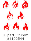 Flames Clipart #1102544 by Vector Tradition SM