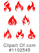 Flames Clipart #1102545 by Vector Tradition SM