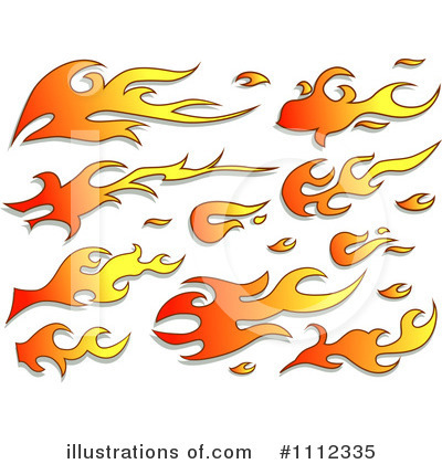 Royalty-Free (RF) Flames Clipart Illustration by BNP Design Studio - Stock Sample #1112335
