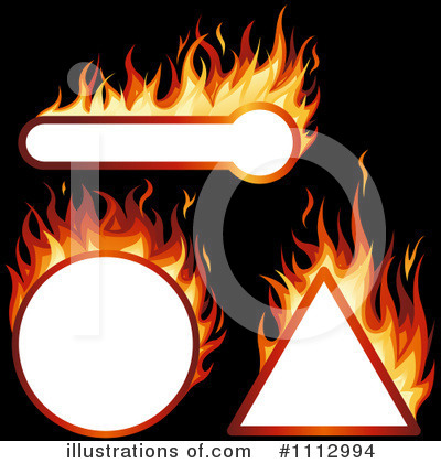 Royalty-Free (RF) Flames Clipart Illustration by dero - Stock Sample #1112994