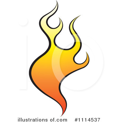 Royalty-Free (RF) Flames Clipart Illustration by Lal Perera - Stock Sample #1114537