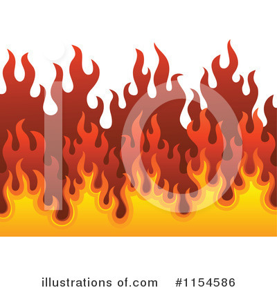 Royalty-Free (RF) Flames Clipart Illustration by visekart - Stock Sample #1154586