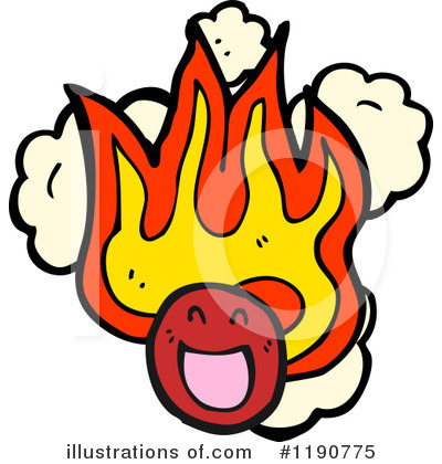 Royalty-Free (RF) Flames Clipart Illustration by lineartestpilot - Stock Sample #1190775