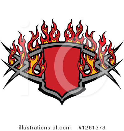 Flames Clipart #1261373 by Chromaco