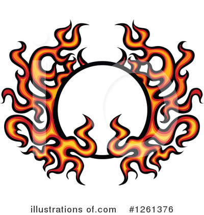 Royalty-Free (RF) Flames Clipart Illustration by Chromaco - Stock Sample #1261376