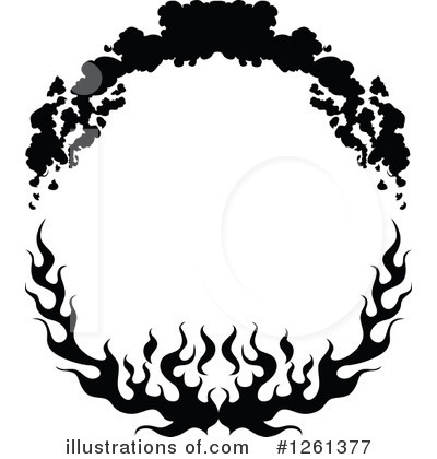 Royalty-Free (RF) Flames Clipart Illustration by Chromaco - Stock Sample #1261377