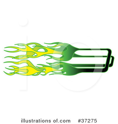 Royalty-Free (RF) Flames Clipart Illustration by Andy Nortnik - Stock Sample #37275